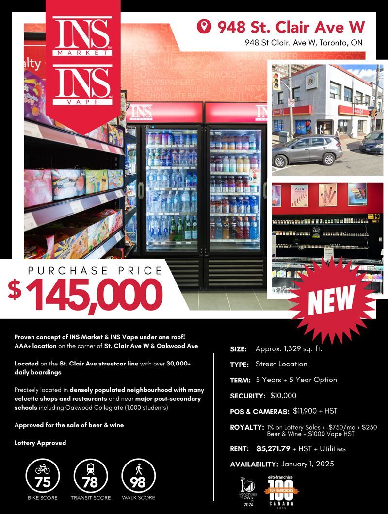 INS Market Franchise Location Toronto