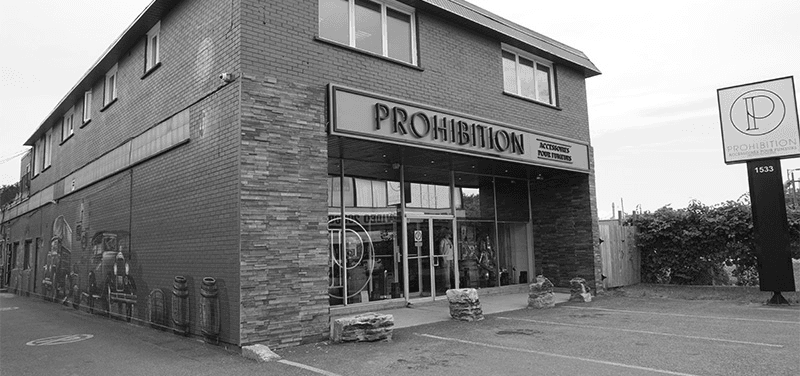 Prohibition Franchise Store Canada